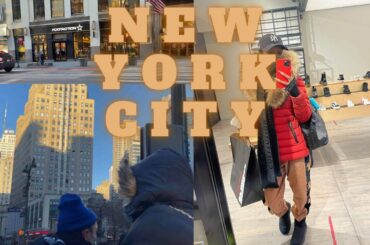 NYC Winter Vlog: Shopping (in store Zara and Foot Action), Italian Food, Taking the Train, etc.