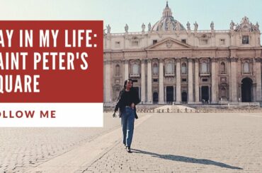 Day in My Life // Stroll to SAINT PETER'S in Rome & Aperitivo Time // FOLLOW ME