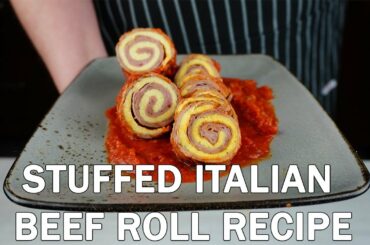 Italian Beef Braciole, a Stuffed Beef Roll Recipe