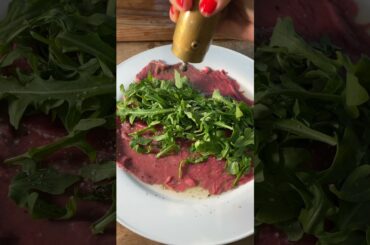 Italian Beef Carpaccio Recipe in 60 Seconds