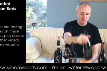 Wine with Simon Woods: Assorted Italian reds - Brunello, Monferrato, Primitivo etc