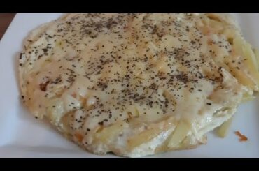 Potato Egg Omelette with Cheese