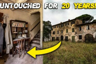 Abandoned & Frozen in time for 20 years - Italian Alchemist's Mansion