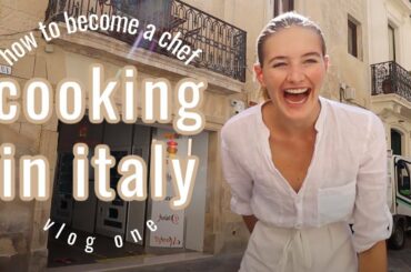 Trading the catwalk for the kitchen // Cooking in Italy vlog 1