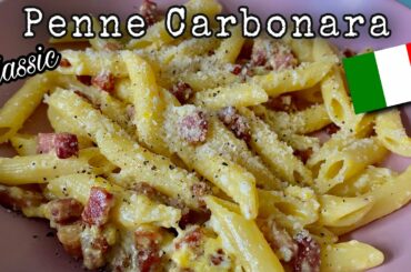 ITALIAN PASTA CARBONARA COOKED BY ITALIAN HUSBAND