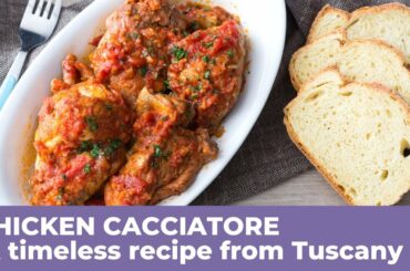 How to cook a tasty CHICKEN CACCIATORE - Traditional Italian Recipe