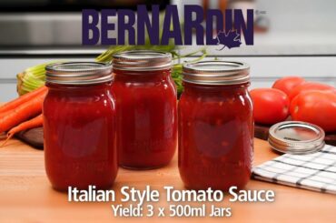 Italian Style Tomato Sauce Recipe