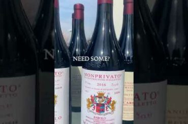 Picking up some legendary Barolo wine at Giuseppe Mascarello!