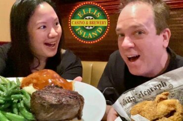 Las Vegas BEST CHEAP EATS Ellis Island $7.99 Steak Dinner