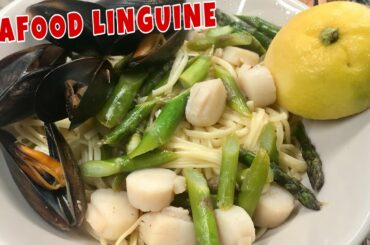 SEAFOOD PASTA IN WHITE WINE SAUCE | EASY PASTA RECIPES