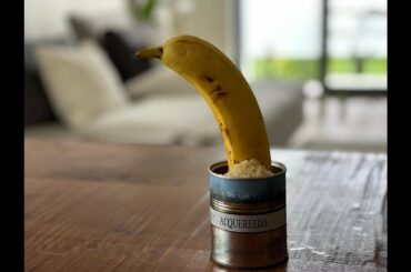 Risotto alla Banana. ASMR cooking Italian food. No talking