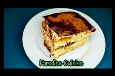 Tiramisu Without Eggs And Mascarpone Cheese- Alcohol- Free||No Bake Desserts||Italian Tiramisu