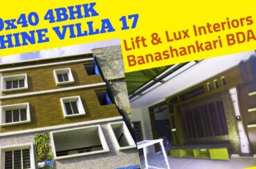 Banashankari Shine Villa 17 | 30x40 4BHK Triplex Home with Lift 4 Car Parking