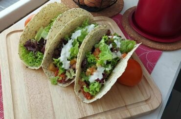 Italian Chiken Tacos Recipes With Garlic Sauce | Easy Way