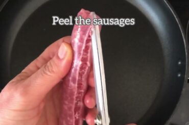 Italian pan-crisped sausages | Italian cooking mama