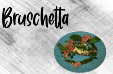 Bruschetta/ Italian / Wholewheat bruschetta