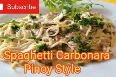 How to cook Spaghetti Carbonara. Pinoy Style...CHIEF2TEK OFFICIAL