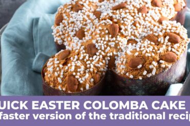 How to prepare a QUICK EASTER COLOMBA CAKE - Traditional Easter dessert