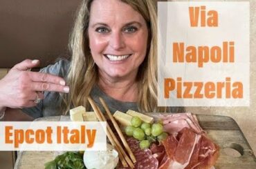 Lunch at VIA NAPOLI RESTORANTE E PIZZERIA - Epcot Italy - Check out the *Strawberry Dream Rossini*