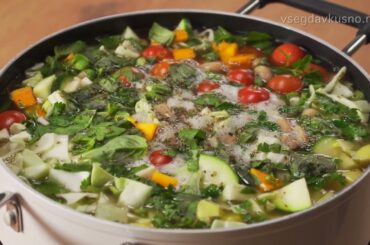 Minestrone The famous Italian vegetable soup (shorts cooking recipes)