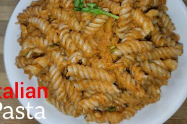 Italian pasta with makhani gravy recipe | fusilli pasta | tasty veg pasta recipe | pasta recipe