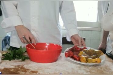 involtini di peperone arrosto con crema alla menta. #cheflife #peperoni #italiancooking #taste #good