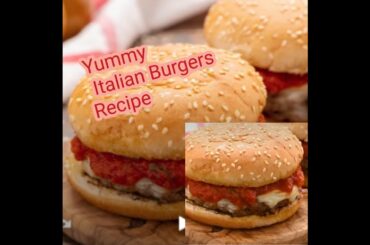 Yummy Italian Burger Recipe / Easy Burgers recipe