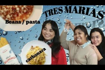 TRES MARIAS ITALY : #05 SIMPLE WAYS OF COOKING BEANS /PASTA @ CARBONAR.
