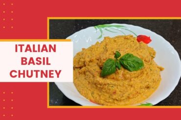 Italian Basil Chutney #shorts