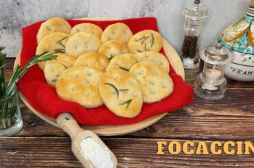 HOW TO MAKE ITALIAN MINI FOCACCIA RECIPE (FOCACCINE DEL FORNAIO) - Alice Contesini
