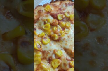 Corn and Cheese Pizza #shorts #pizza #food #italianfood #pizzahut