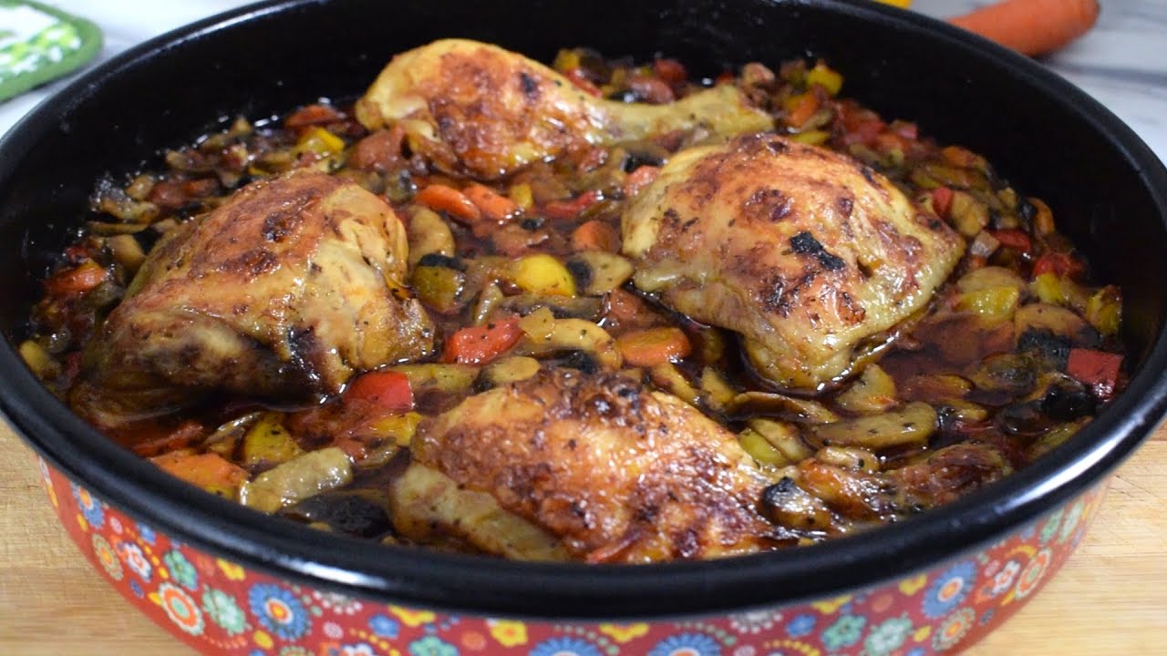 Chicken Cacciatore – without wine – healthy, diet and delicious Chicken Cacciatore - without wine - healthy, diet and delicious