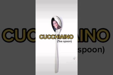 How to say: fork, knife, spoon, glass in Italian