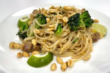 Chicken Broccoli Noodle Stir Fry with UConn Chef Robert Landolphi