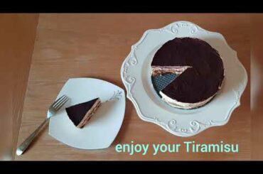 Italian Tiramisu, Eggless and no Alcohol
