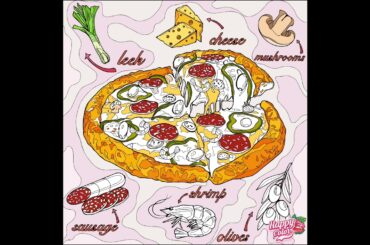 16 March 2021 (Speedpaint) Happy Color By Number - Italy Food Pizza Pics (Italy Food Pics)