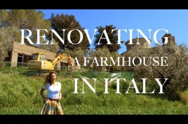 RENOVATING A RUIN: Demolition Day, Gardening & Planning a Rustic Bathroom in Tuscany, Italy (Part 7)