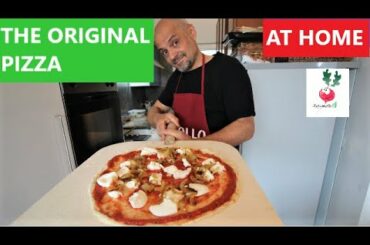 Italian pizza Cooked on the Stone