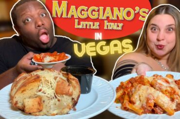 The BEST Italian Food on the Las Vegas Strip! [Maggiano's Little Italy]