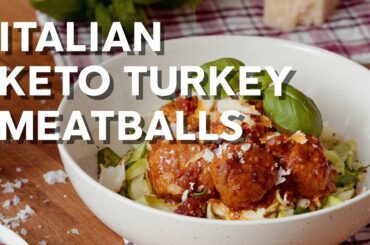 Italian keto turkey meatballs
