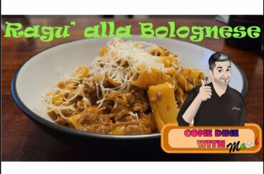 Ragu' alla Bolognese - Italian recipe food