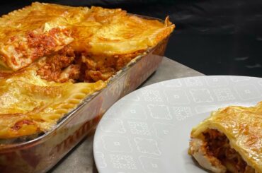 Classic & best Lasagna recipe, Italian Chicken Lasagna, White cheese Lasagna recipe by Ahmed Alam