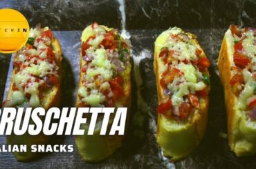 Bruschetta on Pan-How to Make Italian BRUSCHETTA - Easy Appetizer