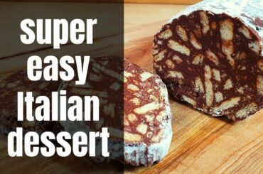 Italian Chocolate Salami Easy Recipe - How To Make "Pope's Salami" (Salame Del Papa)