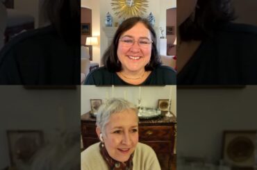 Wine Advocate reviewer Monica Larner chats with Virginie Saverys from Avignonesi Winery in Italy