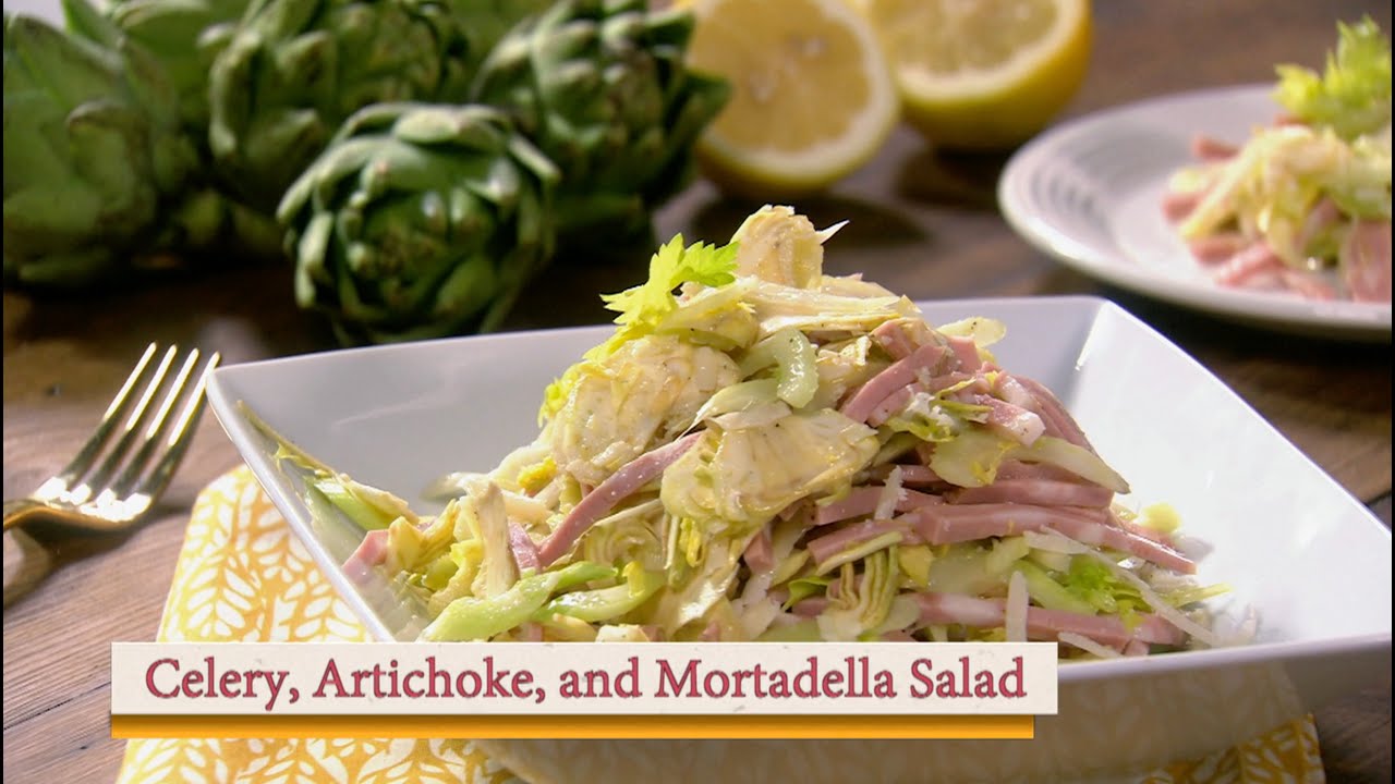 Celery, Artichoke and Mortadella Salad Celery, Artichoke and Mortadella Salad