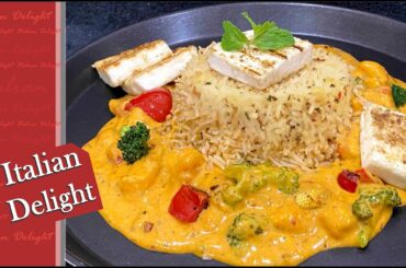 Italian Delight | Italian Herb Rice | Italian Main course | Italian Recipe | Paneer Rice Combo