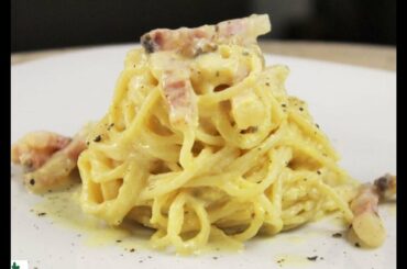 Spaghetti Carbonara Italian Recipe Original   authentic carbonara recipe