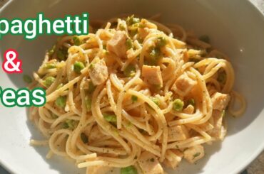 Perfect Italian Spaghetti & Peas Recipe | Easy Italian Spaghetti & Peas Recipe #Shorts