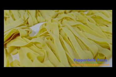 Fresh #Pappardelle Pasta @ Mosaico Italian Restaurant